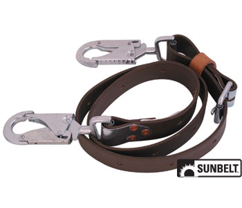 Buckingham Lanyard Nybuck Diameter: 1' 3/4